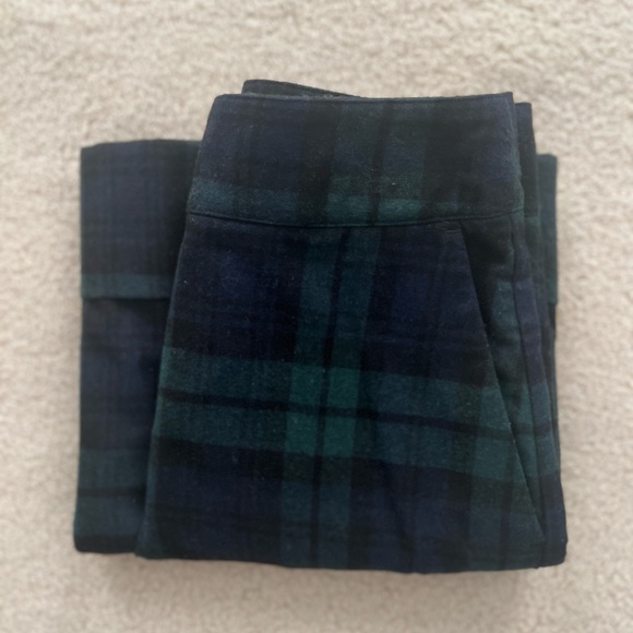 Sezane - Damon Trousers - Navy Tartan - Picture 5 of 6